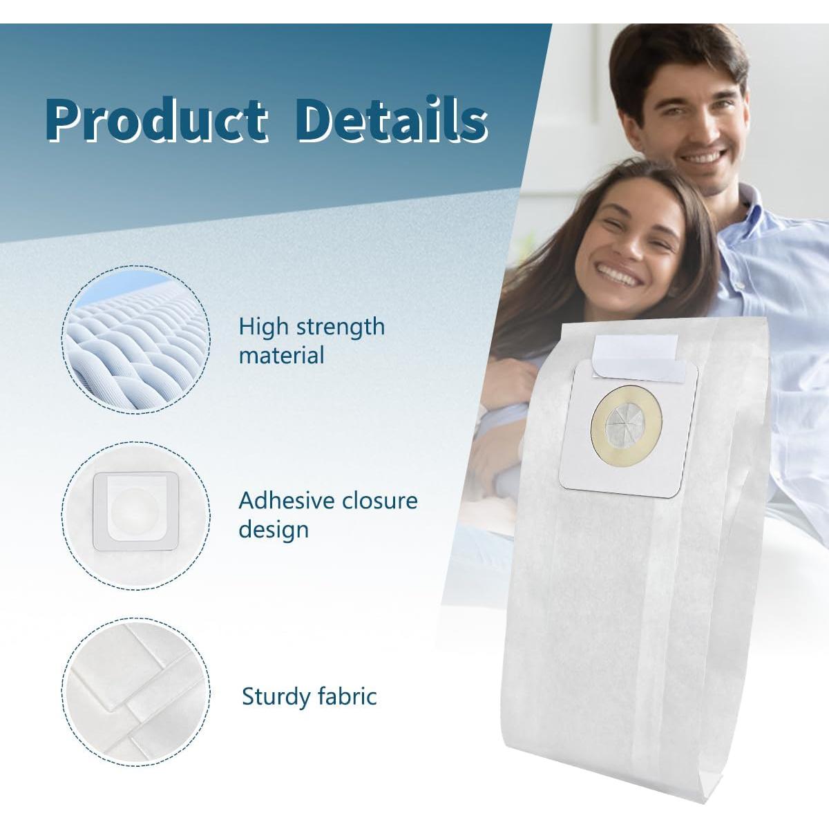 Paquete de 10 bolsas de aspiradora Leacheery Estilo 7