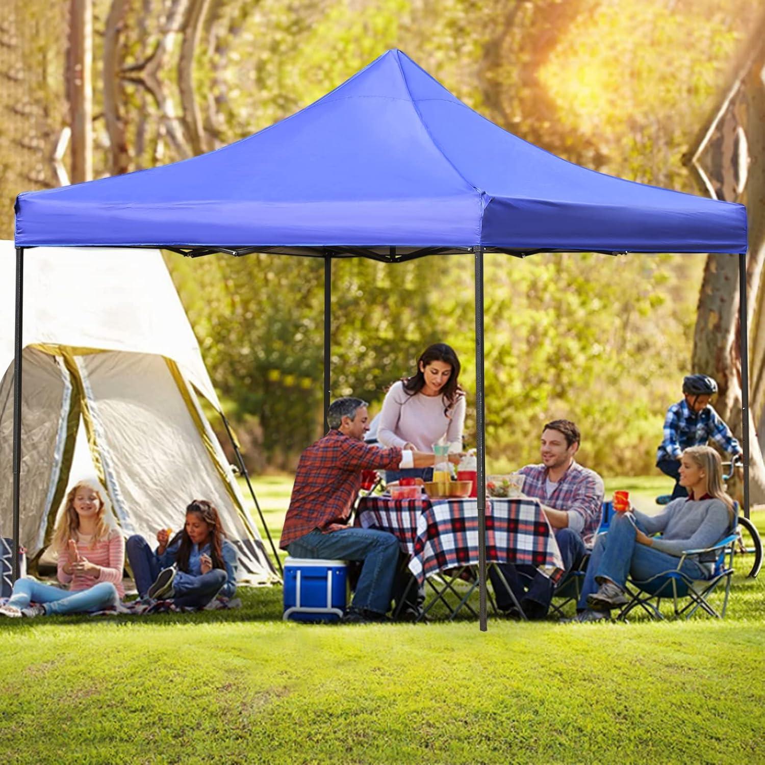 Carpa Plegable 3.05x3.05m Ckofgdsue Azul para Eventos