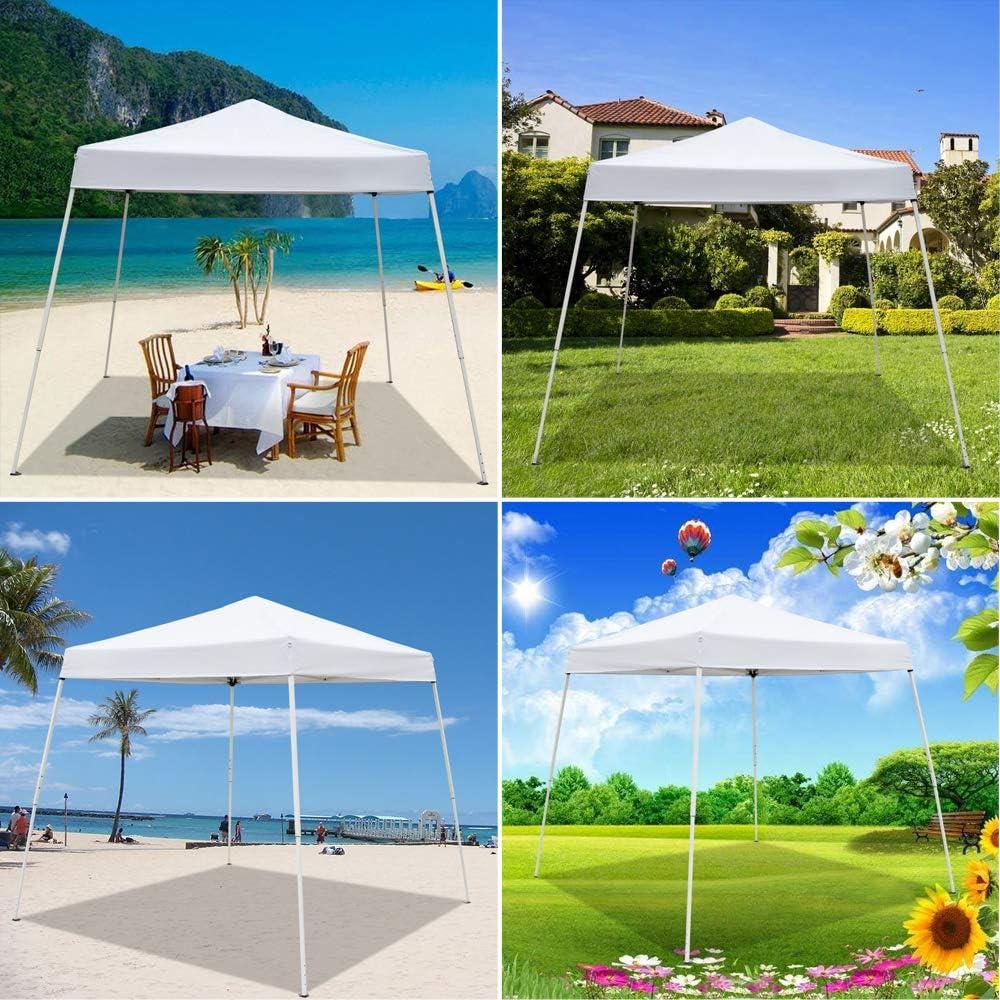 Tienda Plegable Impermeable JHshop 2.4x2.4m Blanca para Eventos