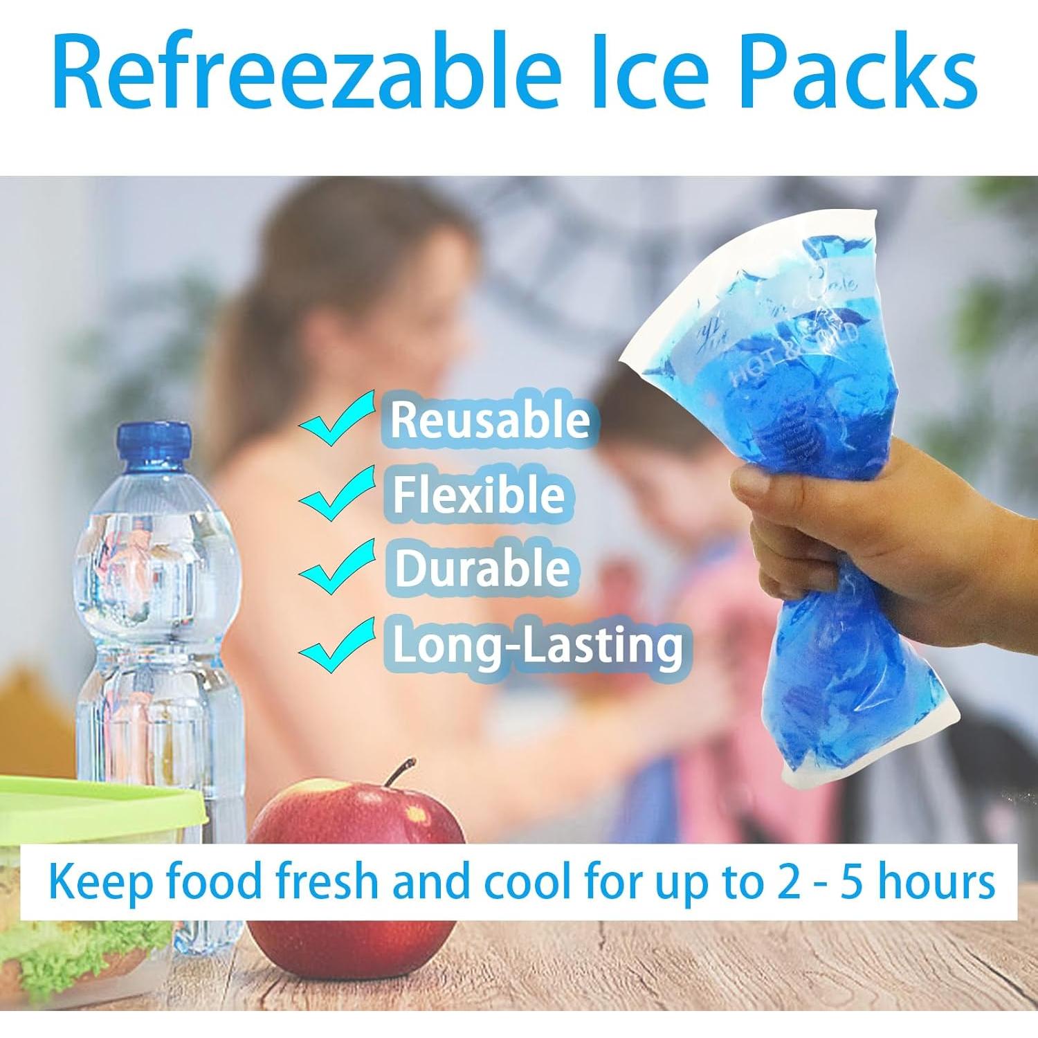 Paquete de Hielo de Gel HI FINE CARE 10x7" Azul (2 Unidades)