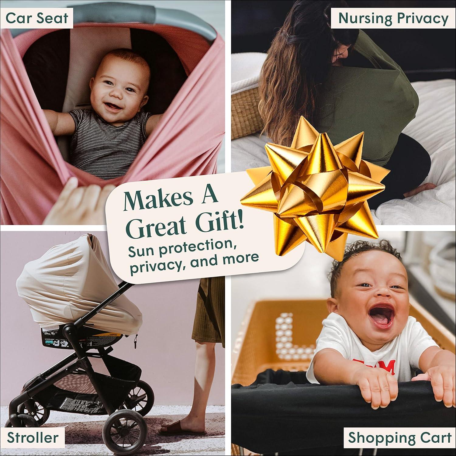 Cubierta 6 en 1 Simka Rose para Lactancia y Asiento de Coche