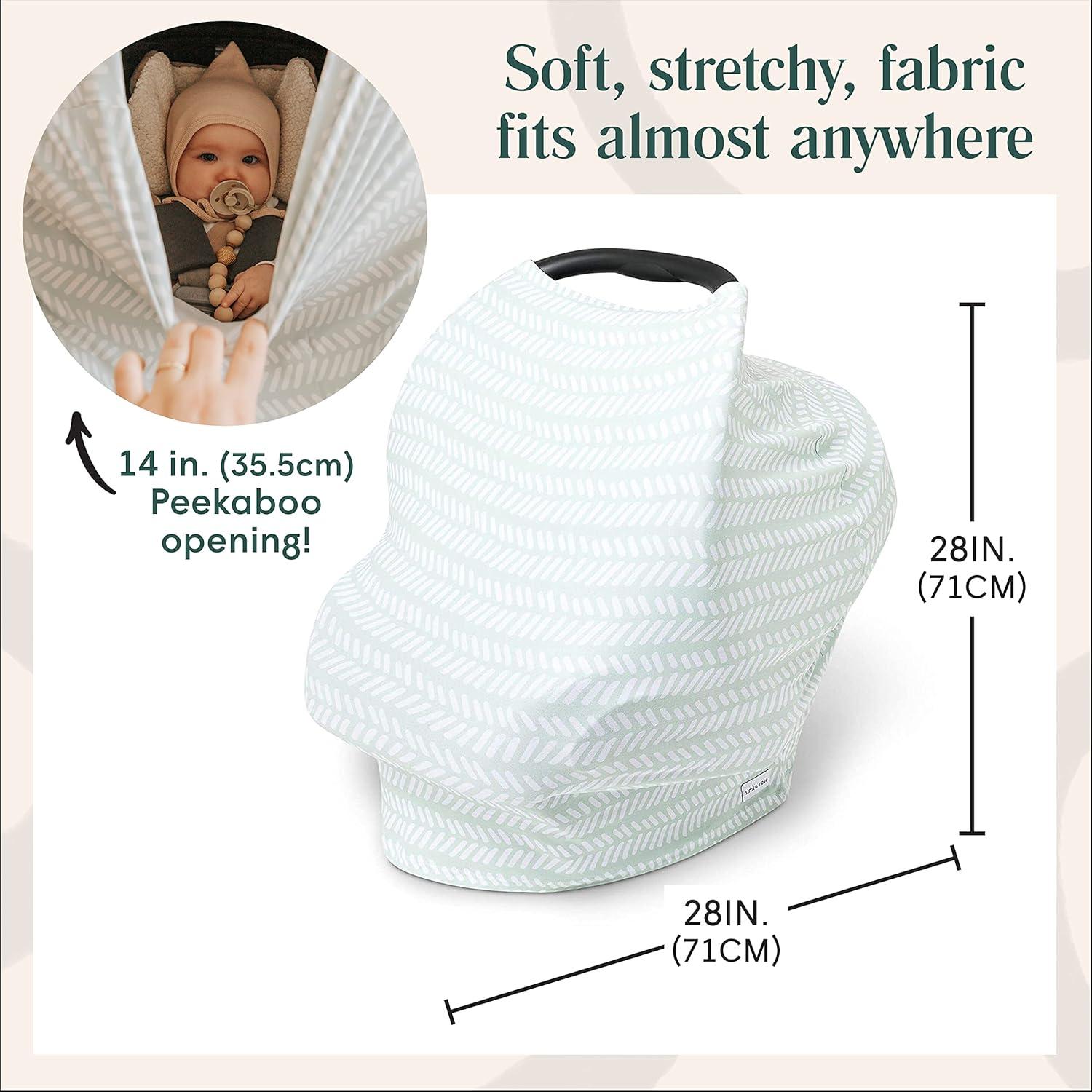 Cubierta 6 en 1 Simka Rose para Lactancia y Asiento de Coche