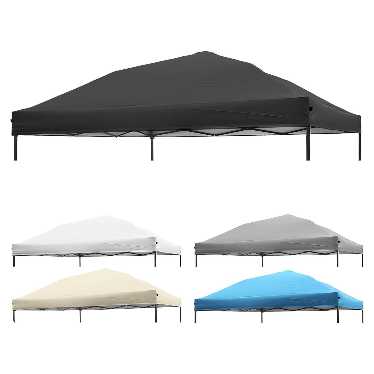 Cubierta Superior para Toldos Plegables NINAT 10x10 Negra