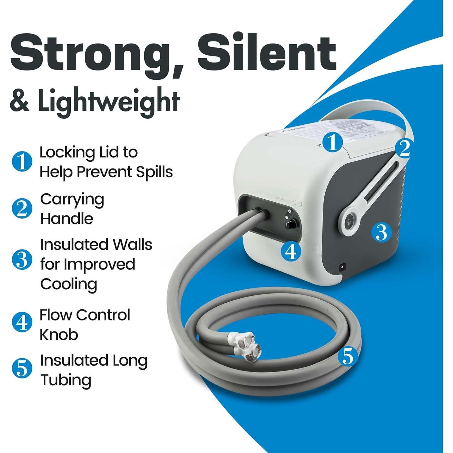 Máquina de Terapia Fría Ossur Cold Rush para Cadera Derecha