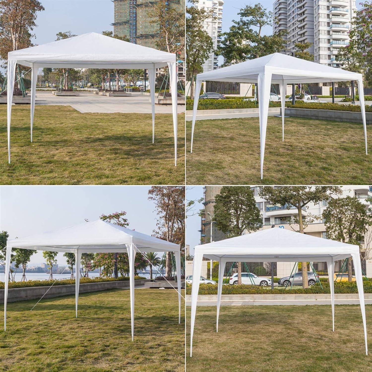 Carpa Exterior Impermeable 3x3m Blanca - Carpa Portátil para Fiestas