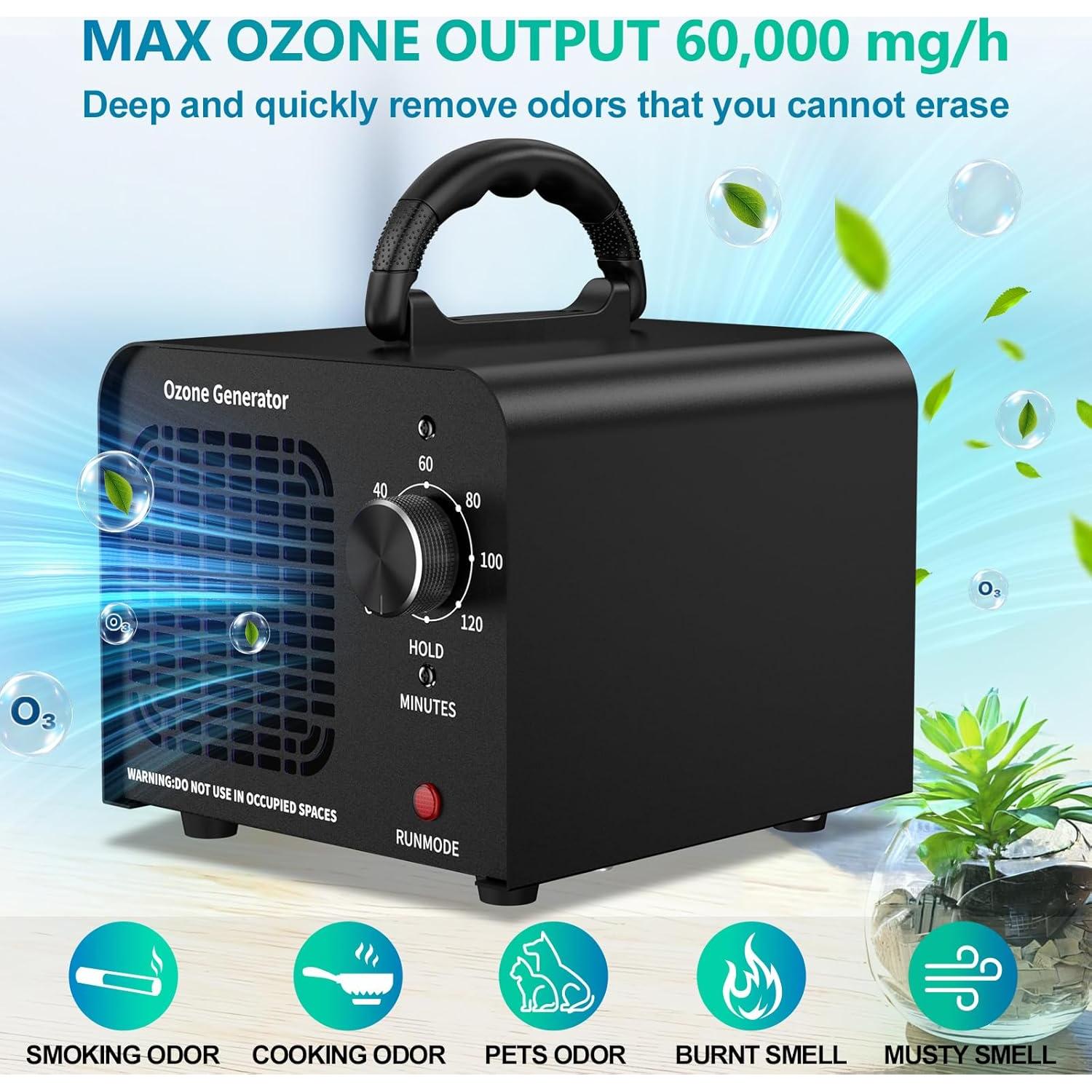 Generador de Ozono ODUOD 60000mg/h Purificador de Aire