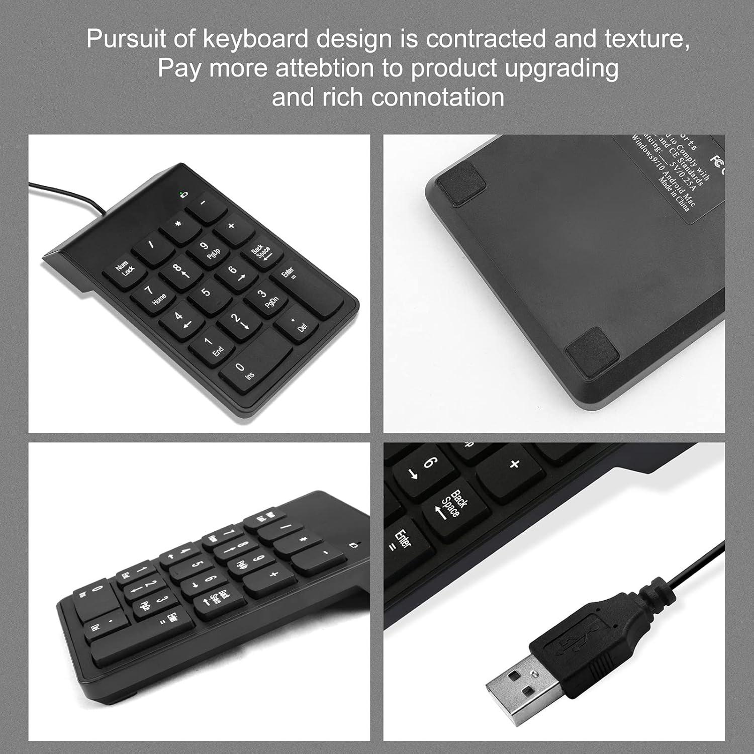 Teclado Numérico USB DFmicro Szjp10 10 Teclas Compacto