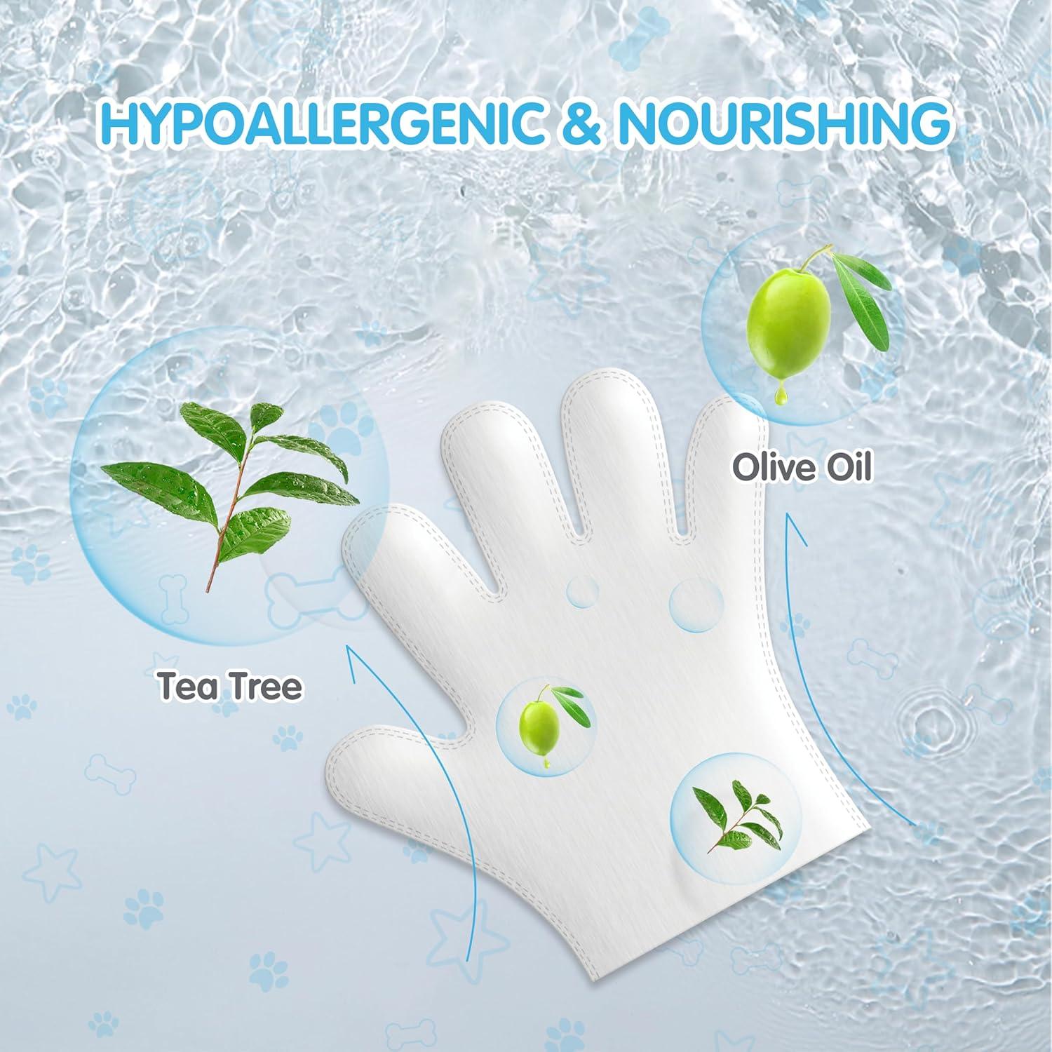 Toallitas Desmaquillantes para Mascotas U-Play 30 Unidades