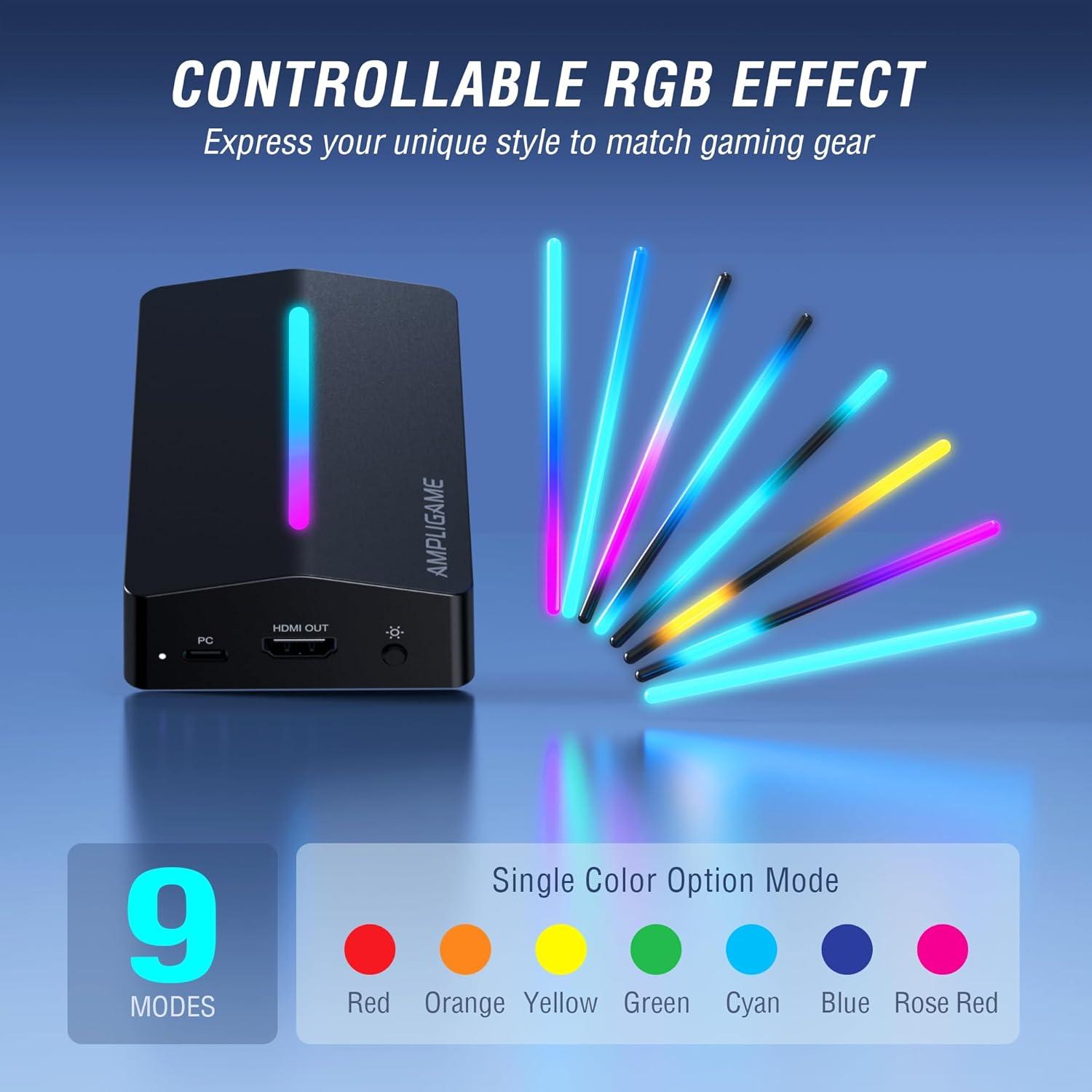 Tarjeta de Captura AmpliGame V3 1080P 60FPS HDMI USB