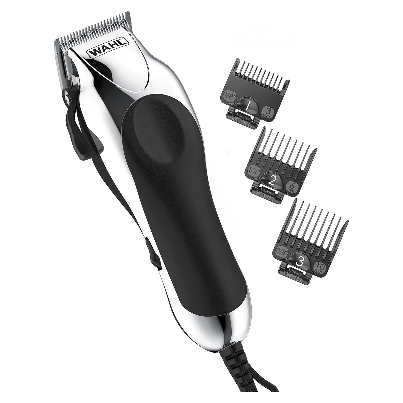 Cortadora de Cabello Wahl Chrome Pro 24 Piezas Plata