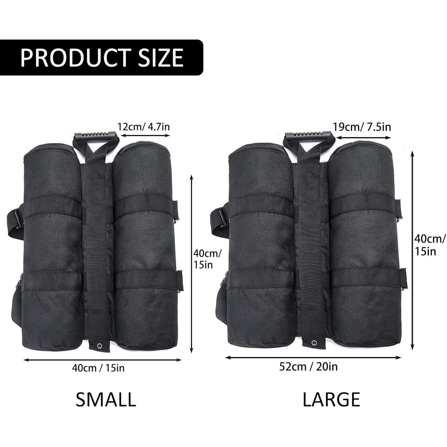 Bolsas de peso TRINKA para toldo extra grande - 4 unidades