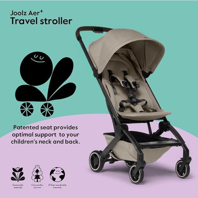 Carrito de Viaje Joolz Aer+ Plegable para Bebé hasta 22 kg
