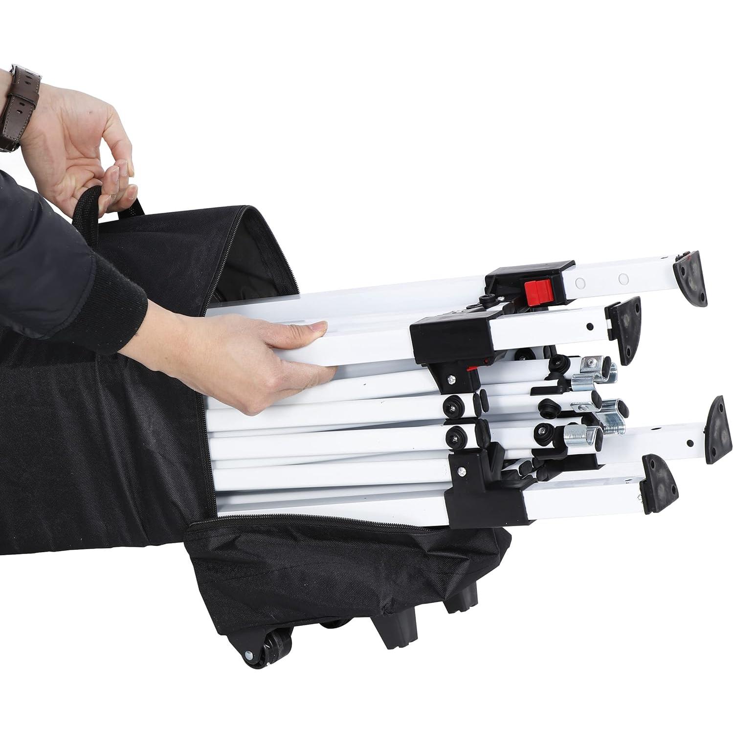 Carpa Plegable JupiterForce 3x3m Impermeable con Bolsa Ruedas