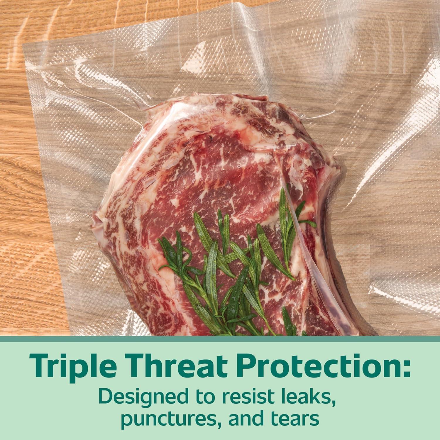 Bolsas de Sellado al Vacío FoodSaver 28 Pzas 30% Más Gruesas