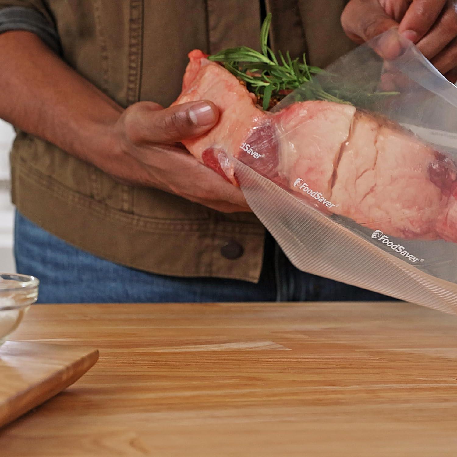 Bolsas de Sellado al Vacío FoodSaver 28 Pzas 30% Más Gruesas