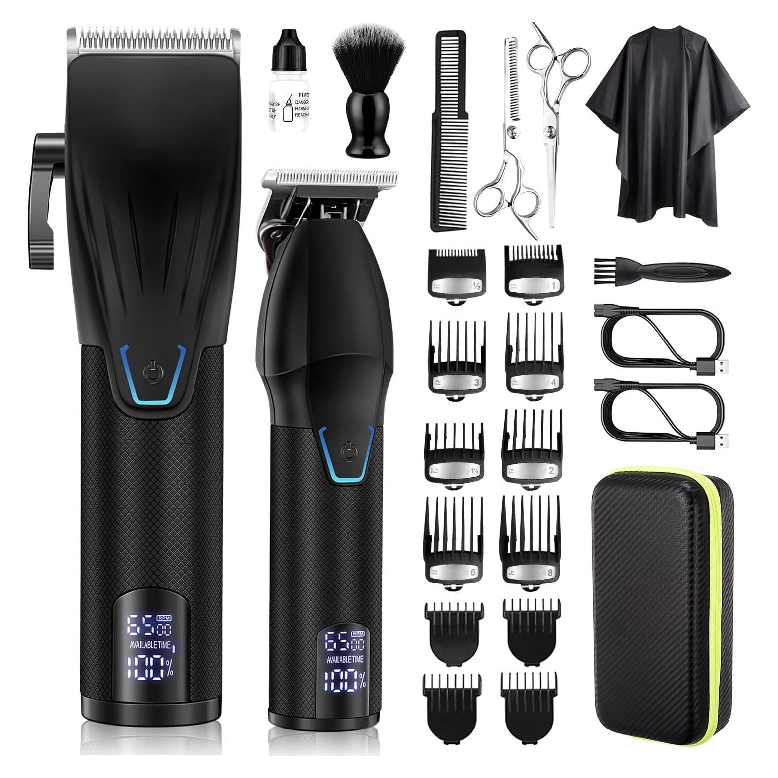 Karrte Kit Cortadoras de Cabello Inalámbricas 8 Peines