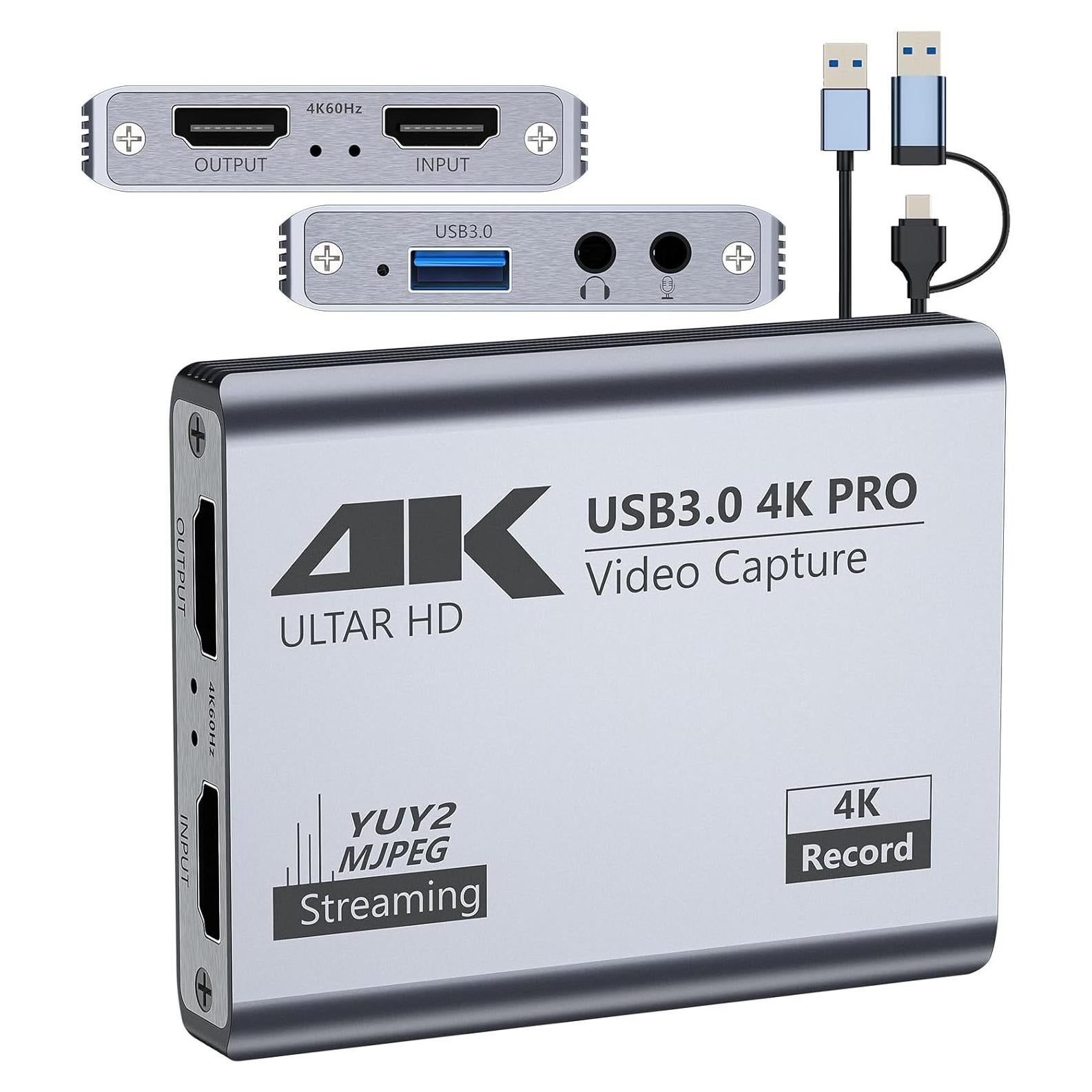 Tarjeta de Captura de Video BINZET TVCARD001 4K 60FPS USB 3.0