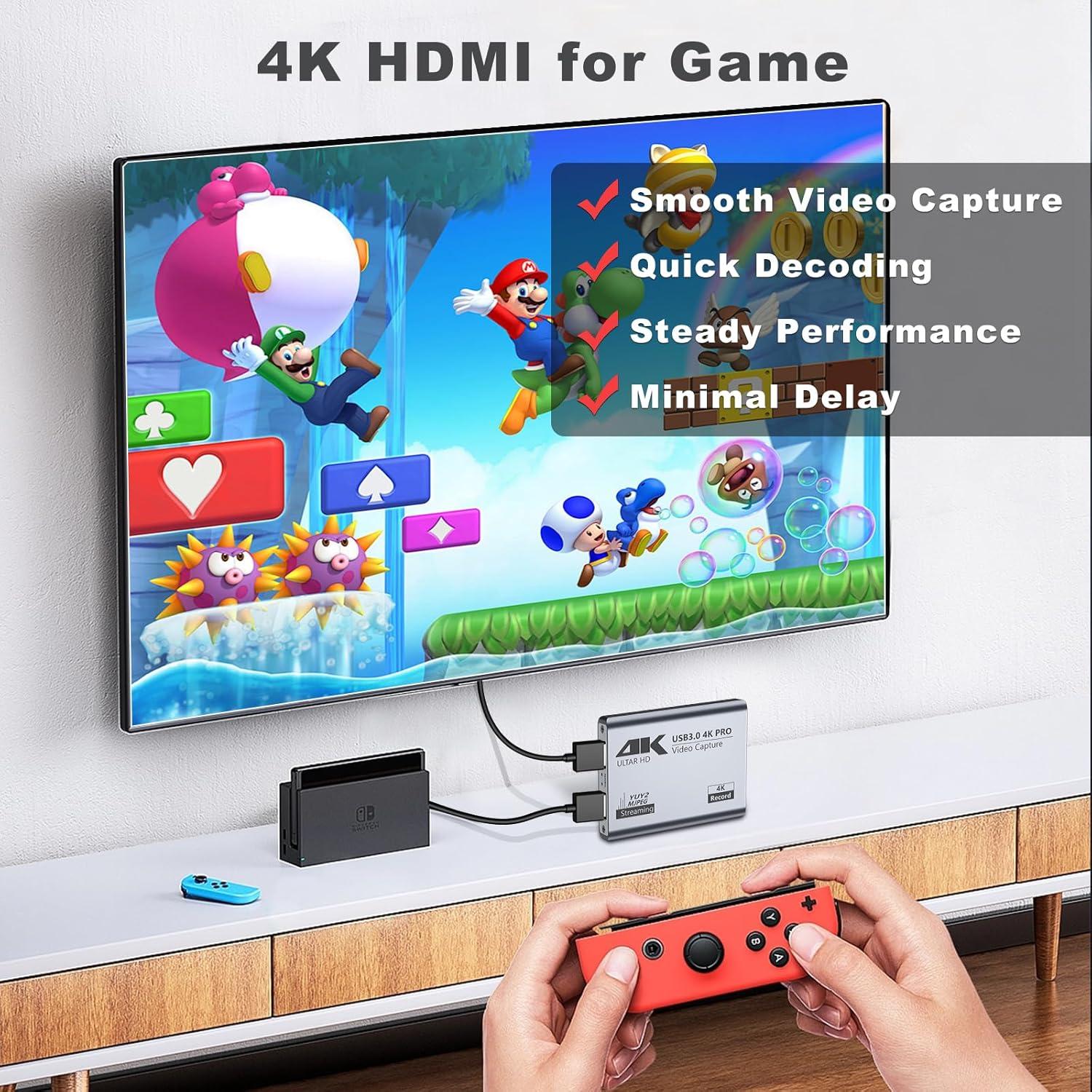 Tarjeta de Captura de Video BINZET TVCARD001 4K 60FPS USB 3.0