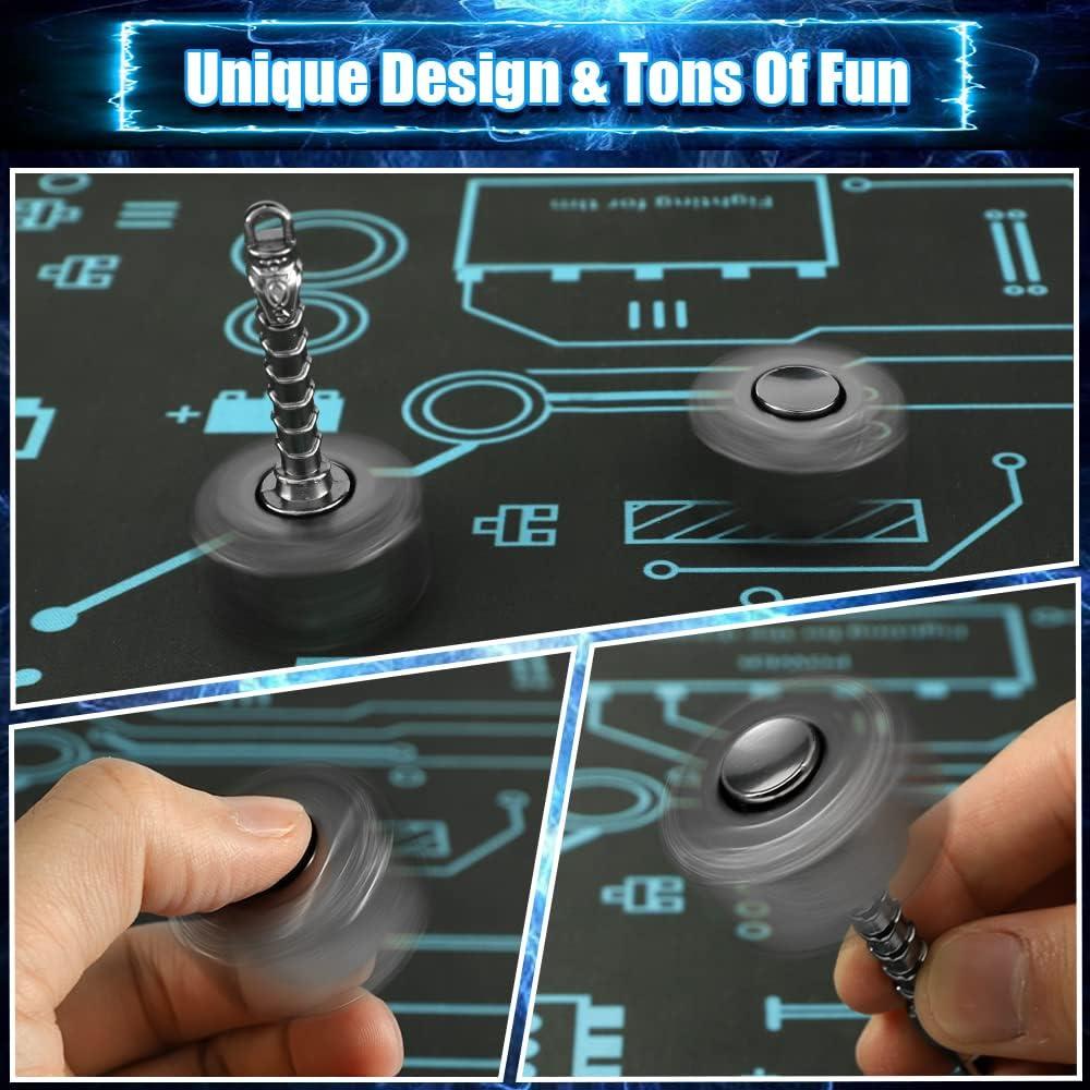 Spinner Antiestrés Transformable Amarlozn - Juguete de Metal 2 Piezas