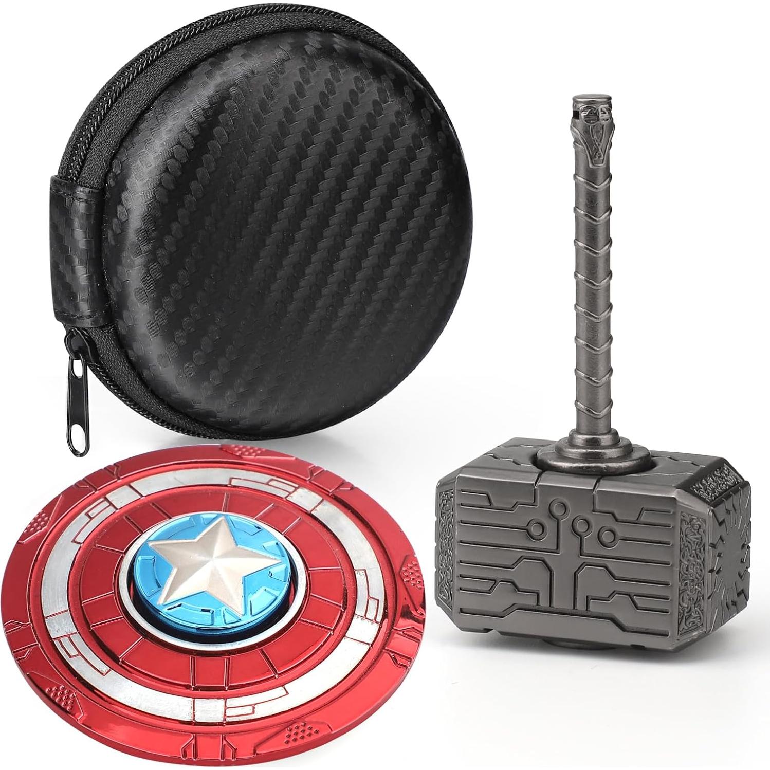 Spinner Antiestrés Transformable Amarlozn - Juguete de Metal 2 Piezas