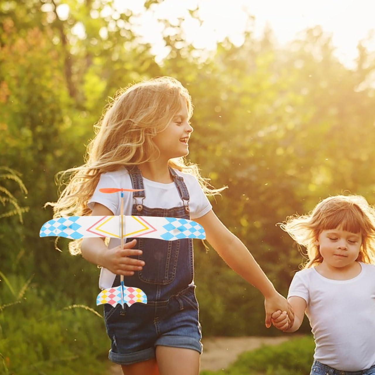 10 Piezas Juguete de Avión de Madera NUOBESTY 40.96x30.99cm