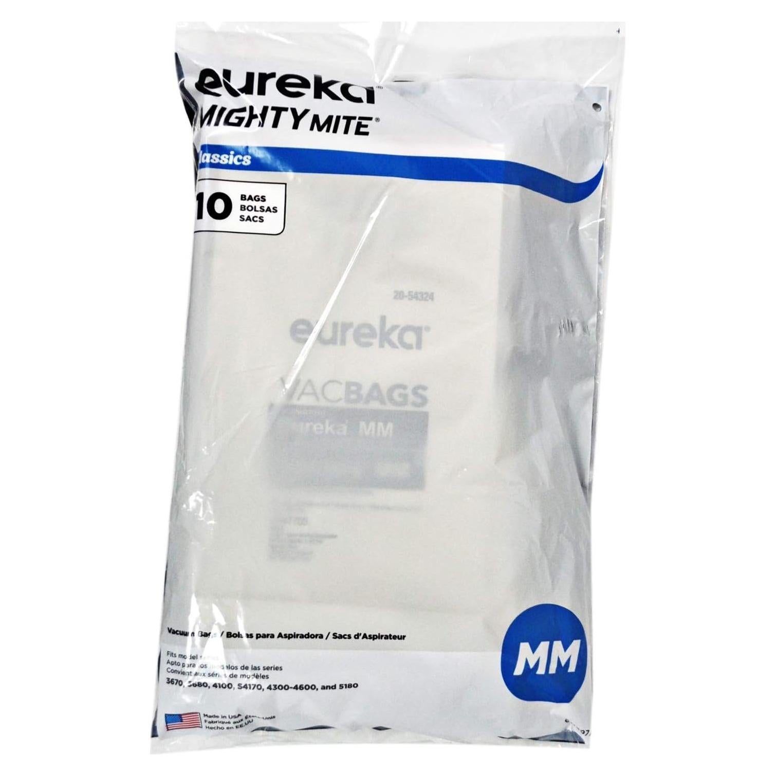 Bolsas de Aspiradora Eureka 60297A - 10 Unidades Blancas