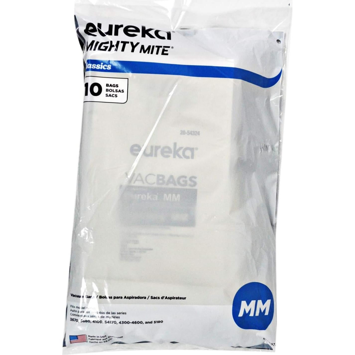 Bolsas de Aspiradora Eureka 60297A - 10 Unidades Blancas