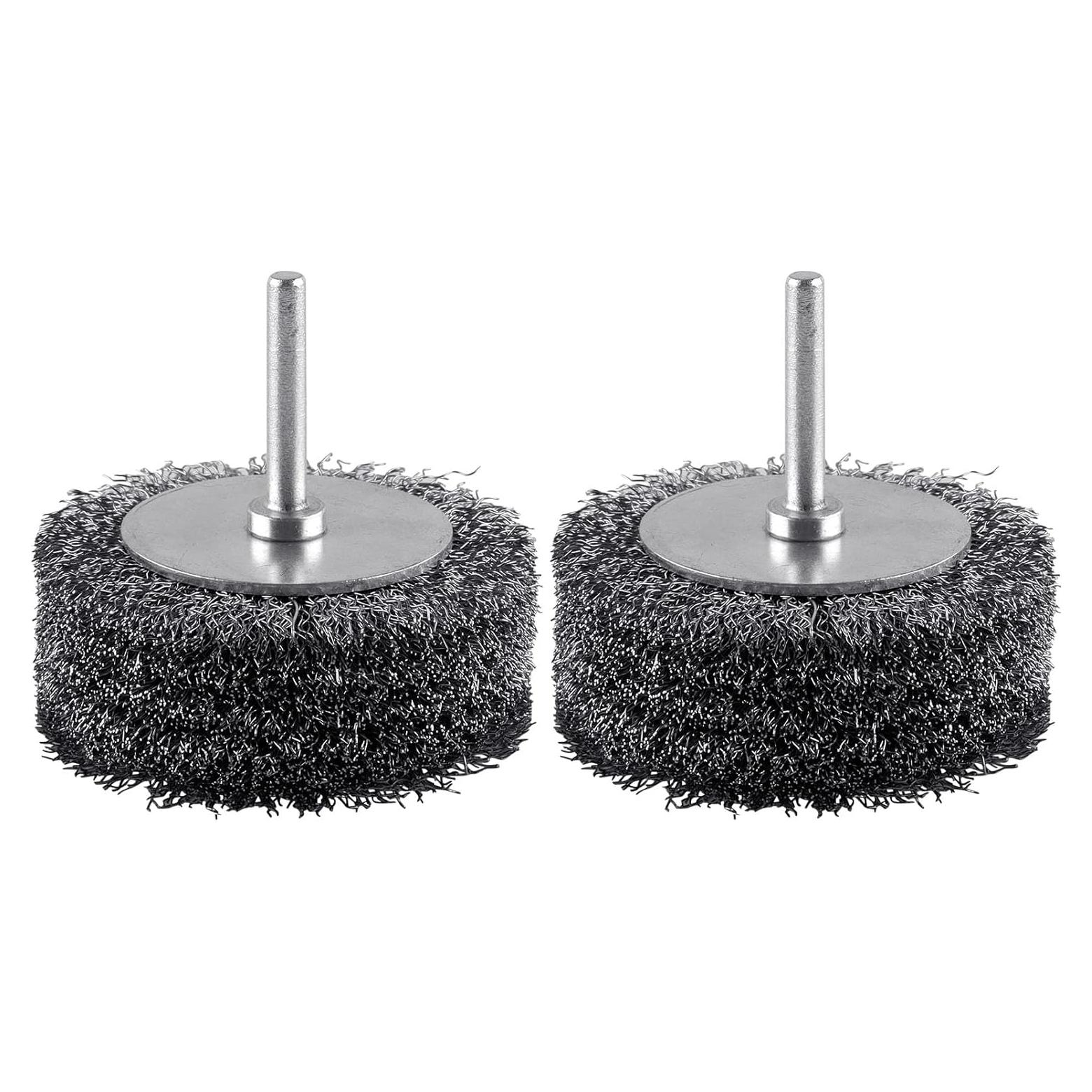 Rocaris Cepillo de Alambre para Taladro 75mm 2 Piezas