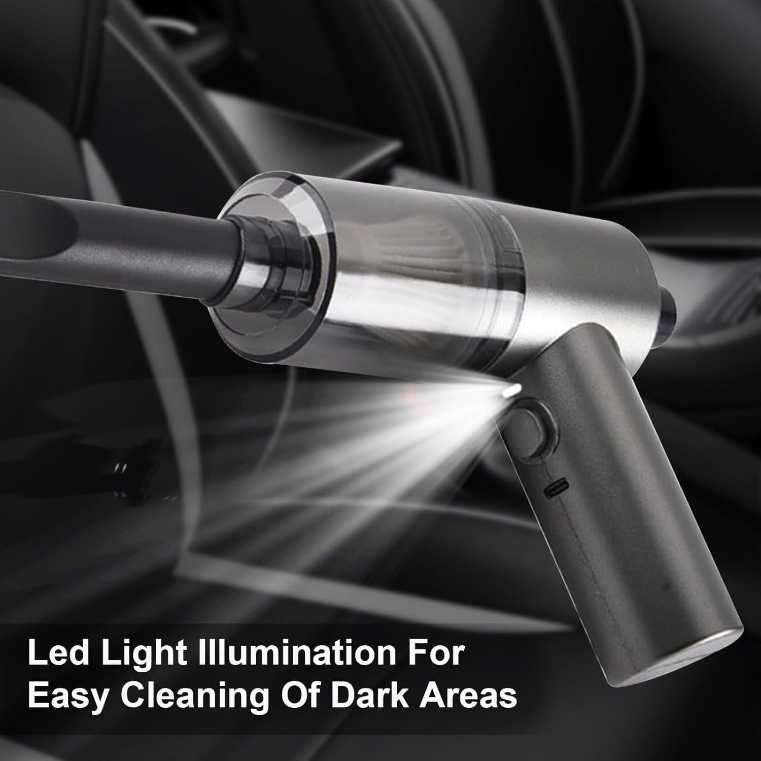 Aspiradora de Mano Inalámbrica LSLCQW 120W 4500Pa 5 Accesorios