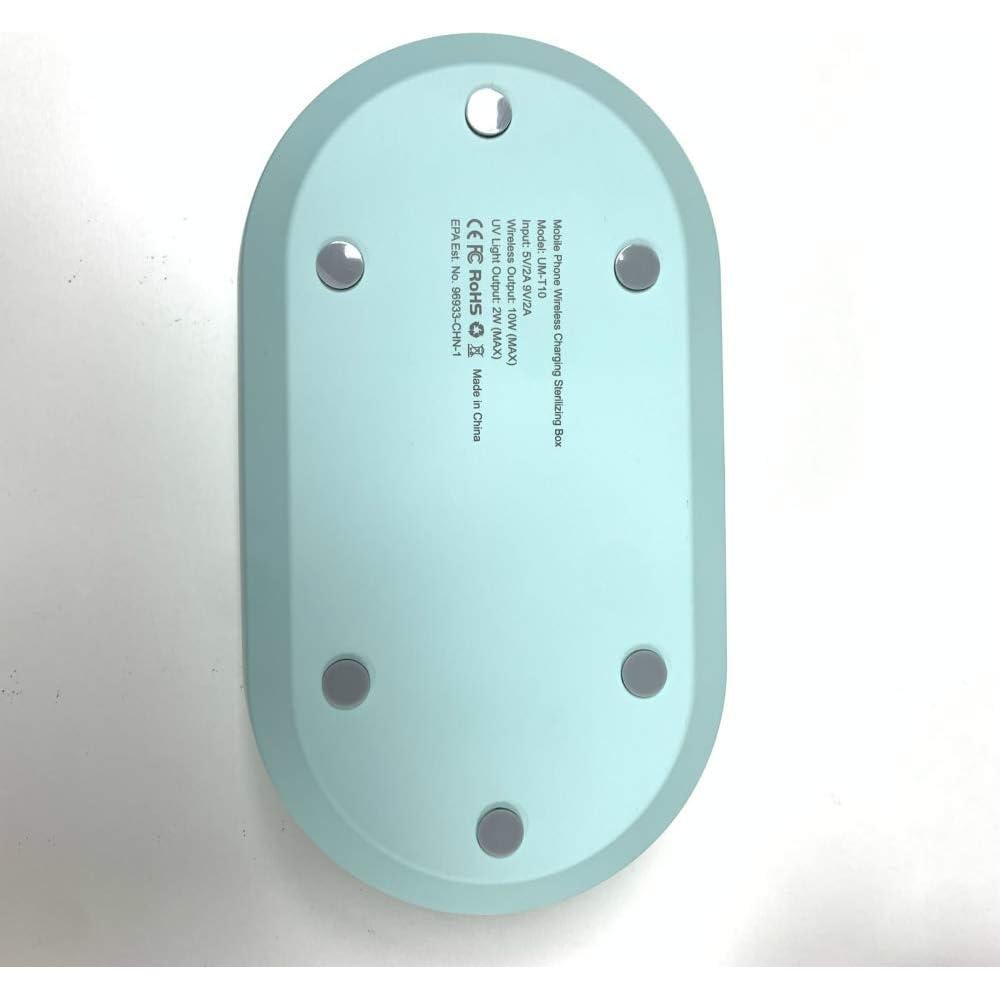 Caja Desinfectante UV Cahot con Carga Inalámbrica Azul