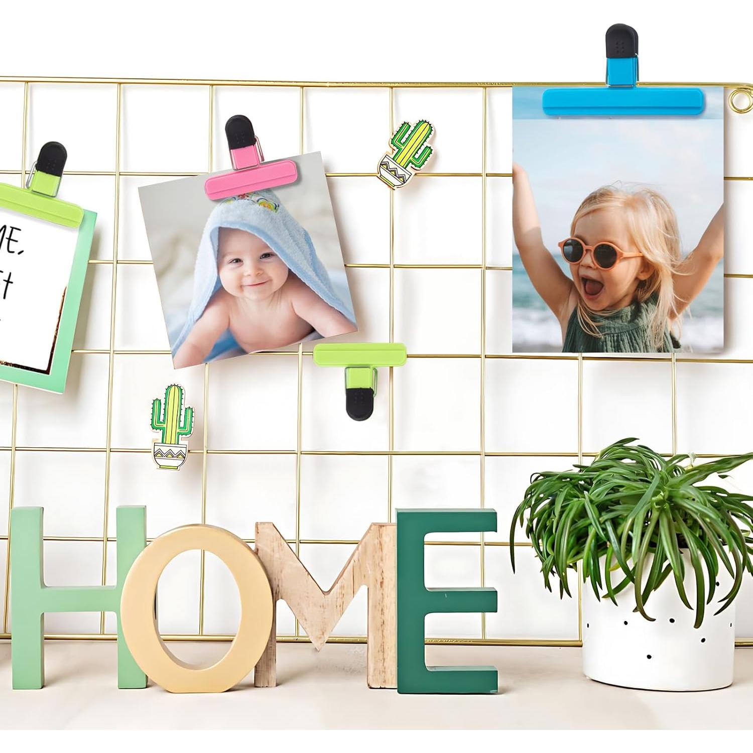 6 Clips Grandes para Bolsas de Alimentos EWOID Multicolor