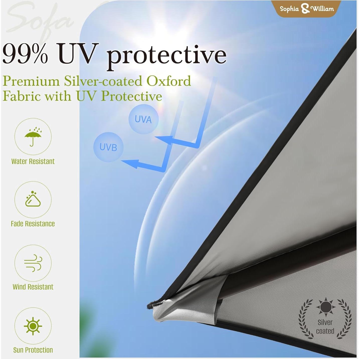 Tienda de Dosel Pop Up Sophia & William 3.96x3.96m Beige