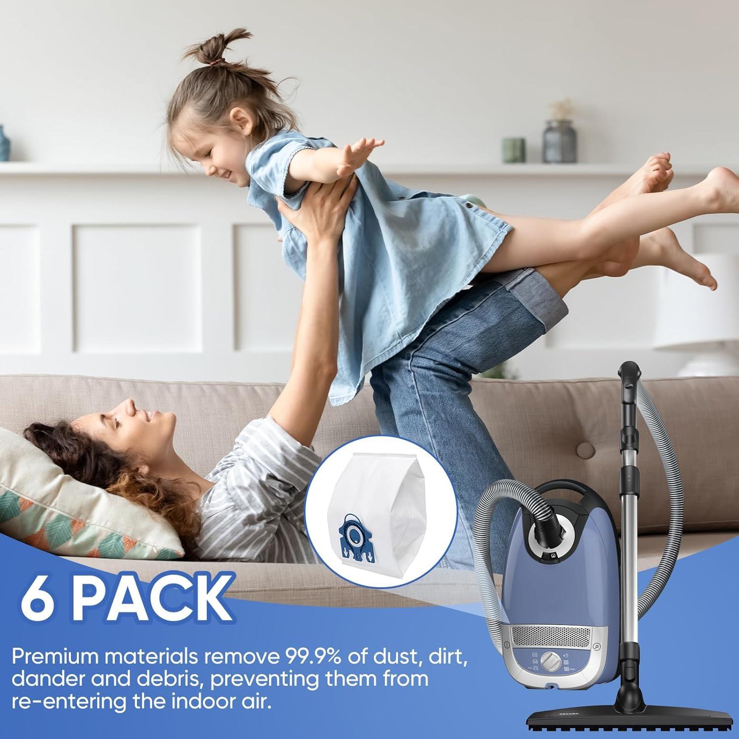 Bolsas de Aspiradora GN Miele - 20 Bolsas + 5 Filtros