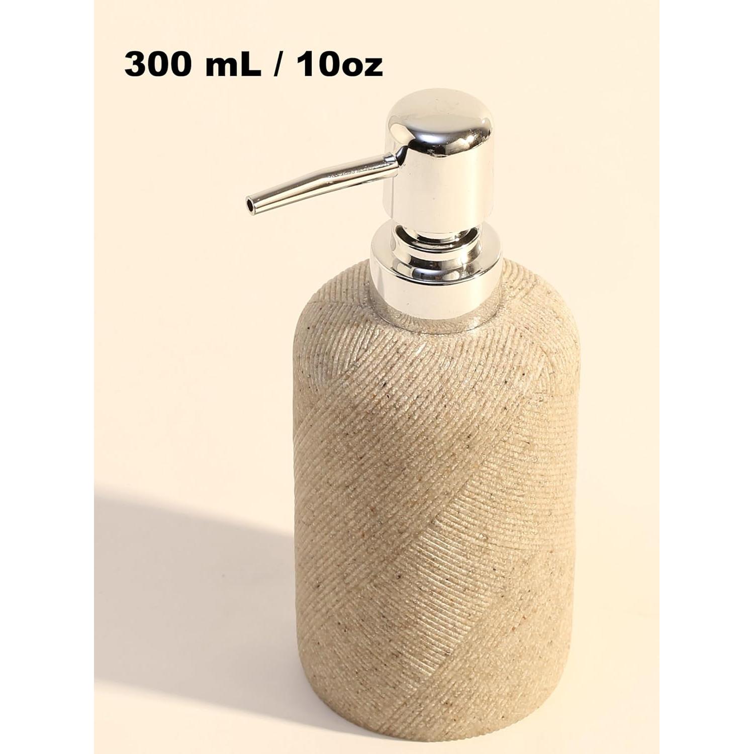 Juego de Accesorios de Baño Haocoott 4 Piezas Beige