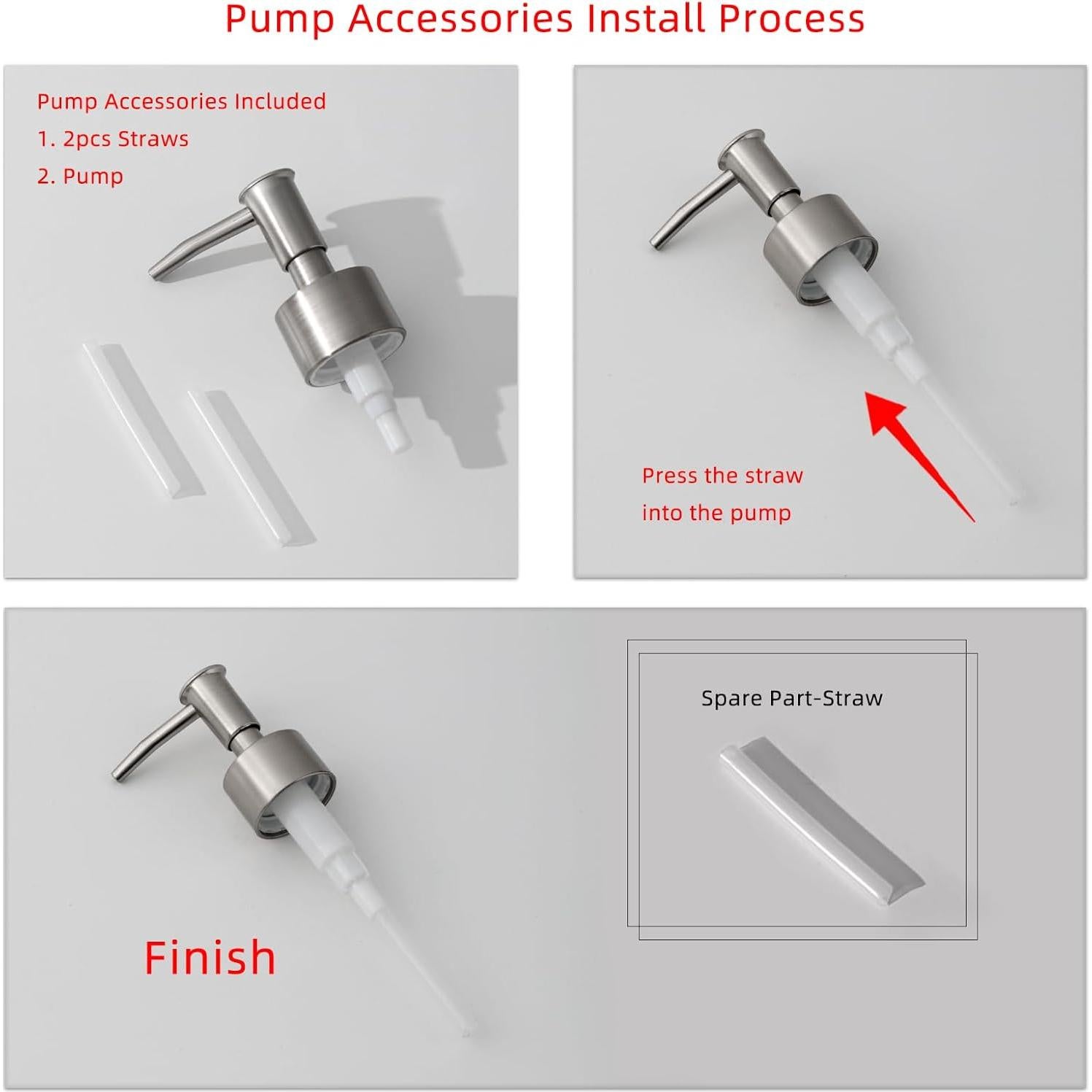 Juego de Accesorios de Baño Haocoott 4 Piezas Beige