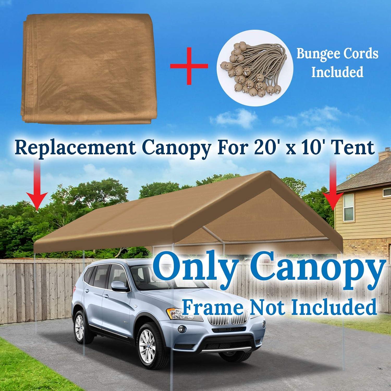 Carpa Cubierta de Garaje BenefitUSA 3.05x6.10m Impermeable