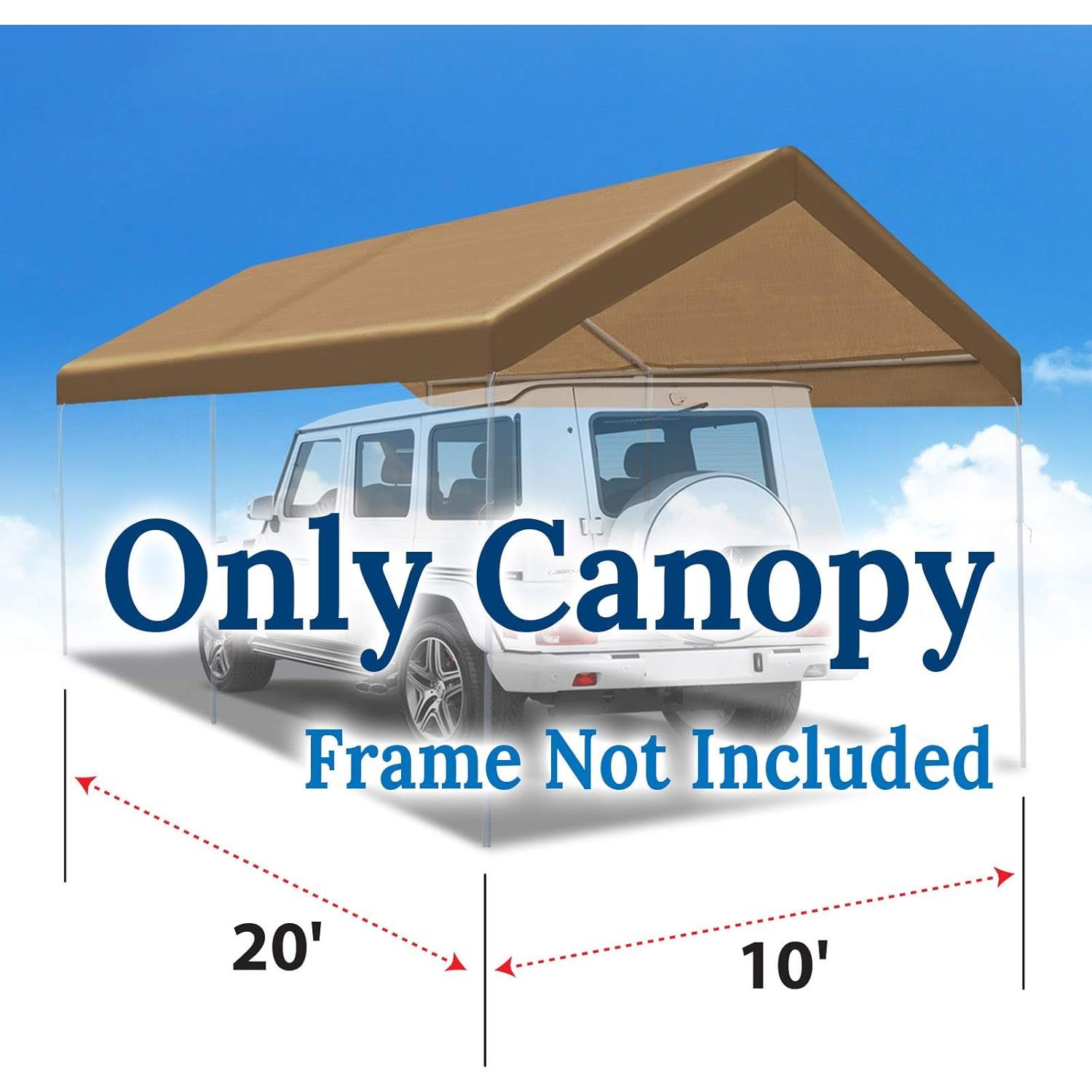 Carpa Cubierta de Garaje BenefitUSA 3.05x6.10m Impermeable