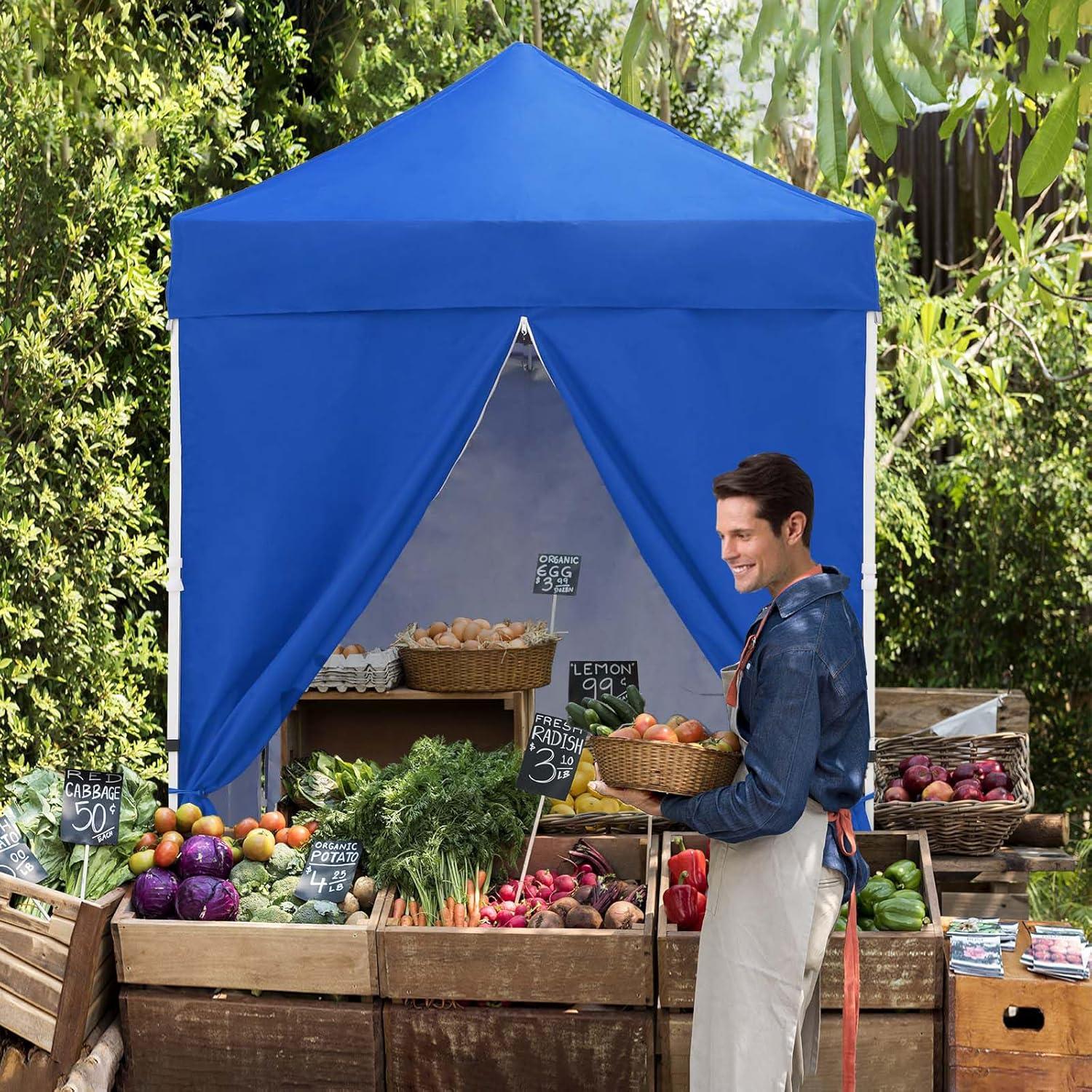 Carpa Instantánea EAGLE PEAK 150x150 cm Azul para 2-3 Personas