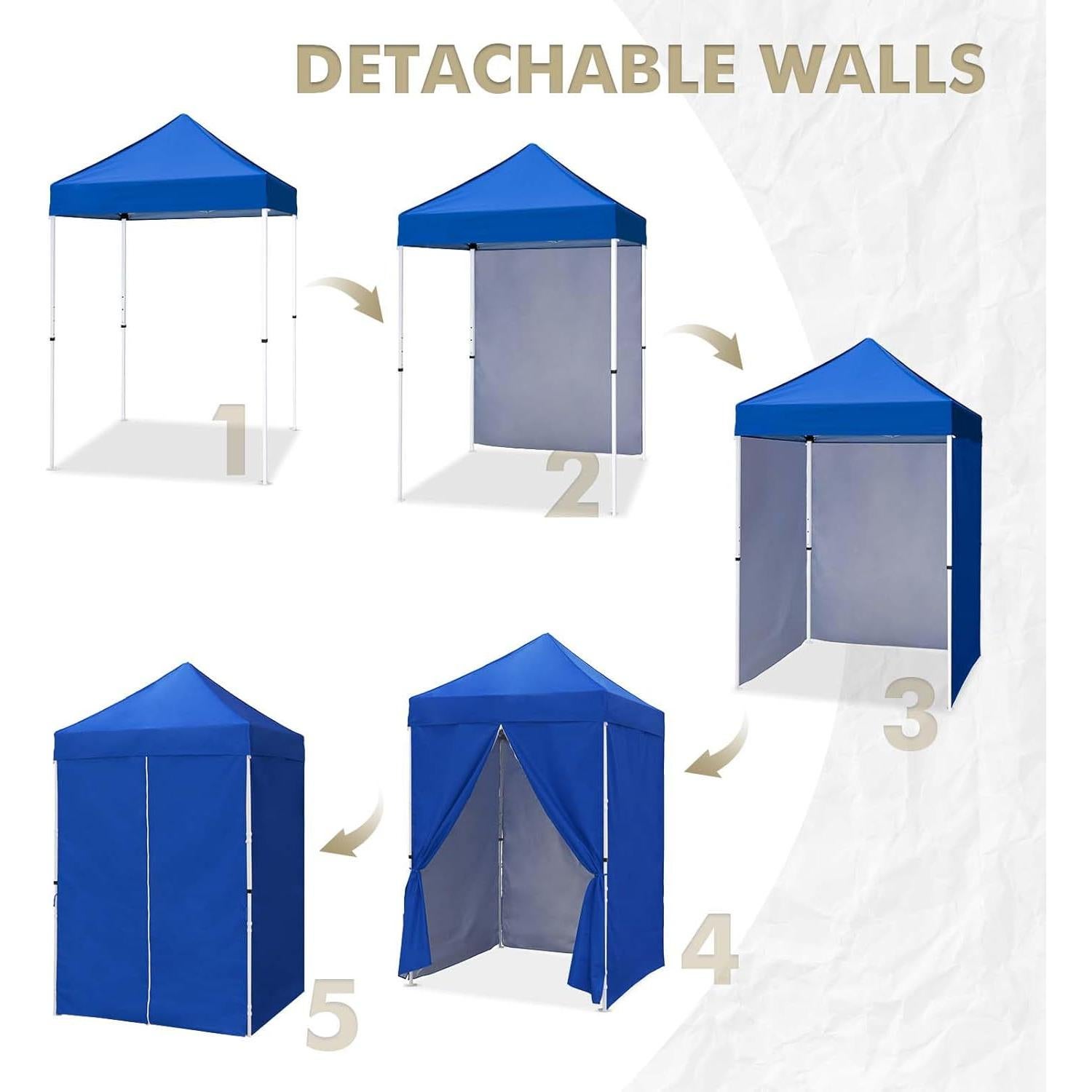 Carpa Instantánea EAGLE PEAK 150x150 cm Azul para 2-3 Personas