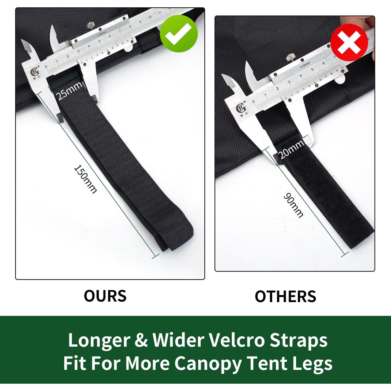 Conjunto de 4 bolsas de arena Inntop para peso de carpa 90.72kg