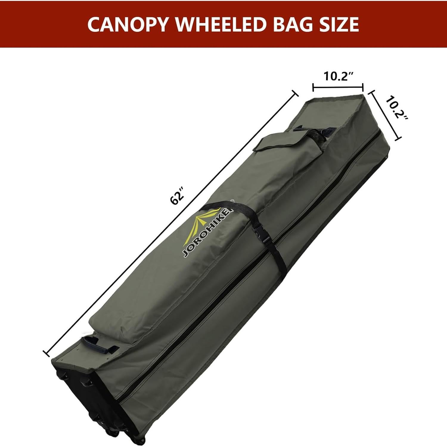 Bolsa de Transporte con Ruedas Jorohiker para Carpa 10x10