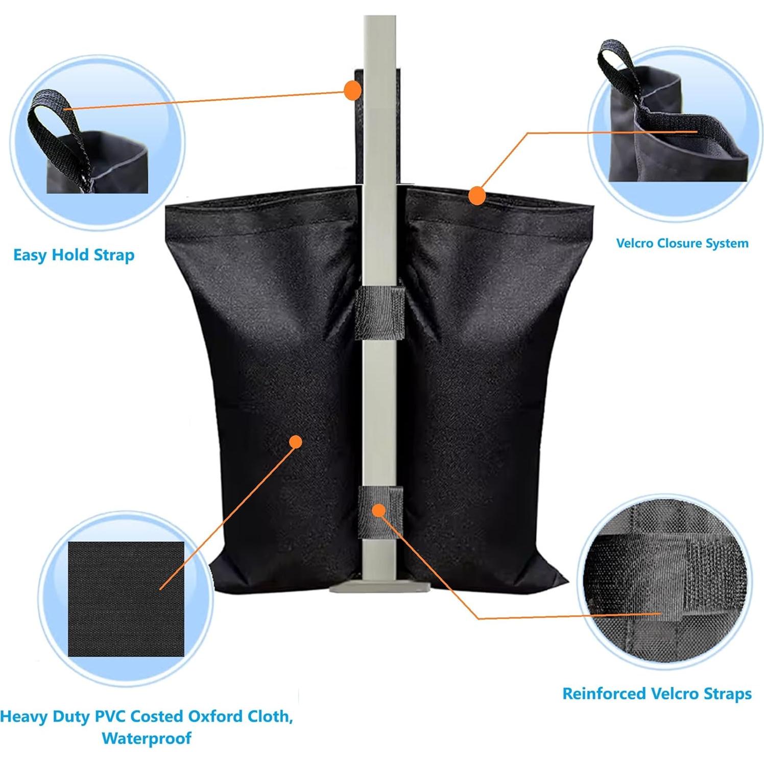 Paquete de 12 bolsas de peso para carpa WPIC - Grande