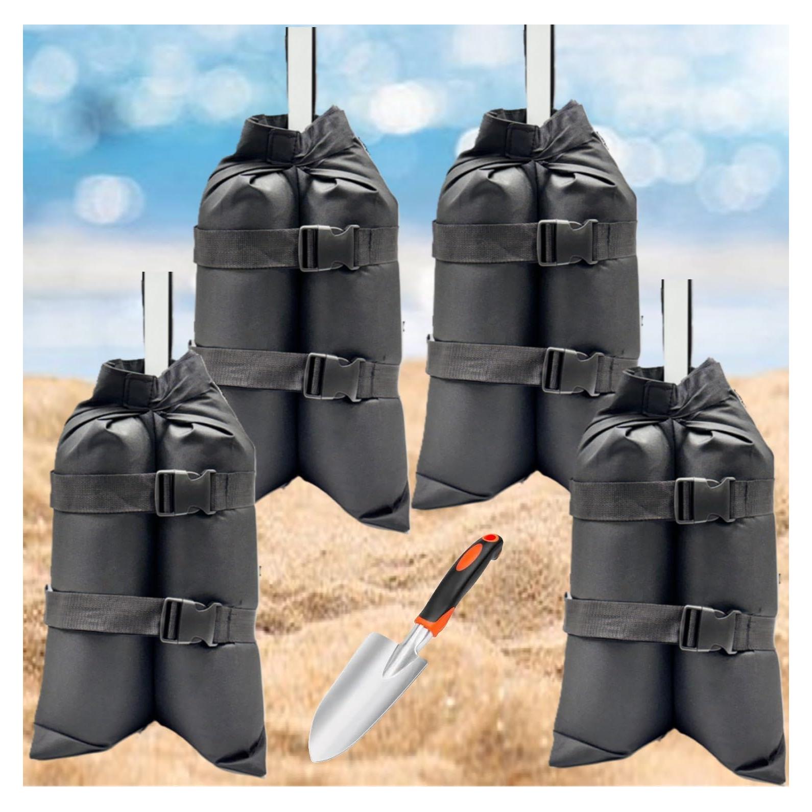 Juego de 4 bolsas de peso WPIC para toldo - Soporta 86 kg