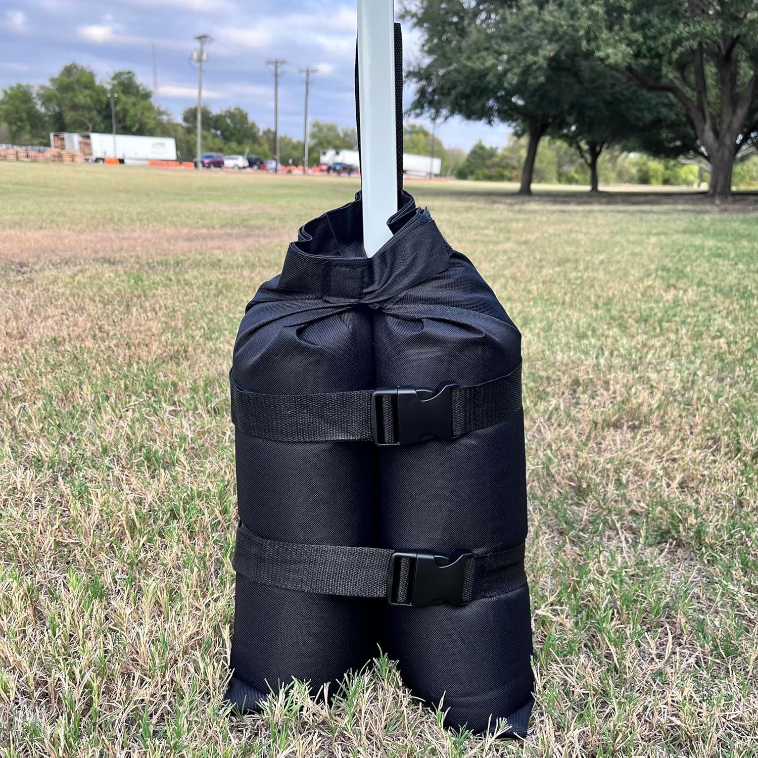 Juego de 4 bolsas de peso WPIC para toldo - Soporta 86 kg