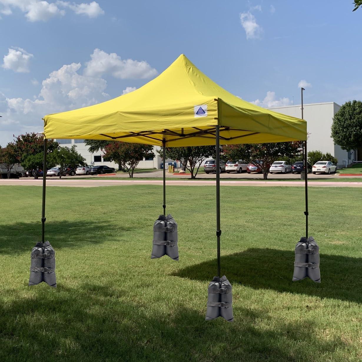 Juego de 4 bolsas de peso WPIC para toldo - Soporta 86 kg