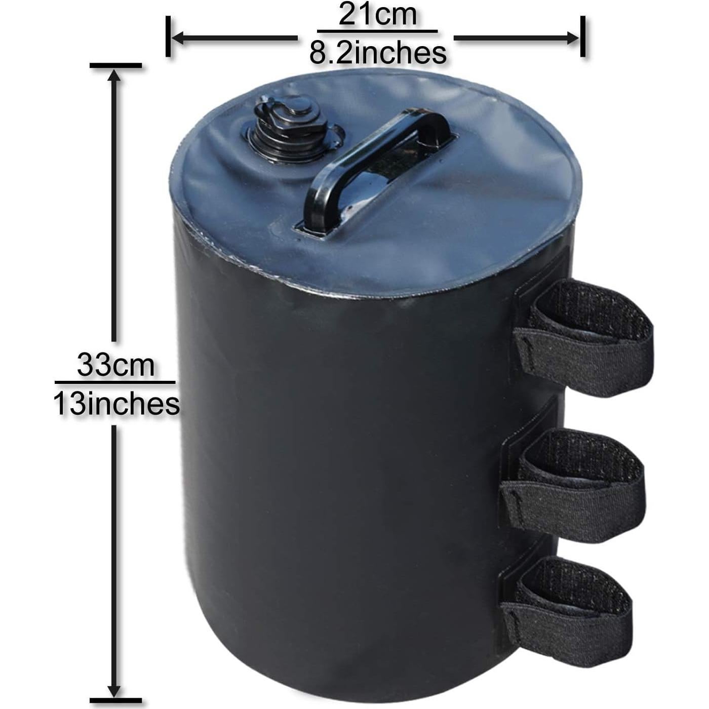 Bolsa de Pesas para Carpa de Agua ABCCANOPY 10L Negra