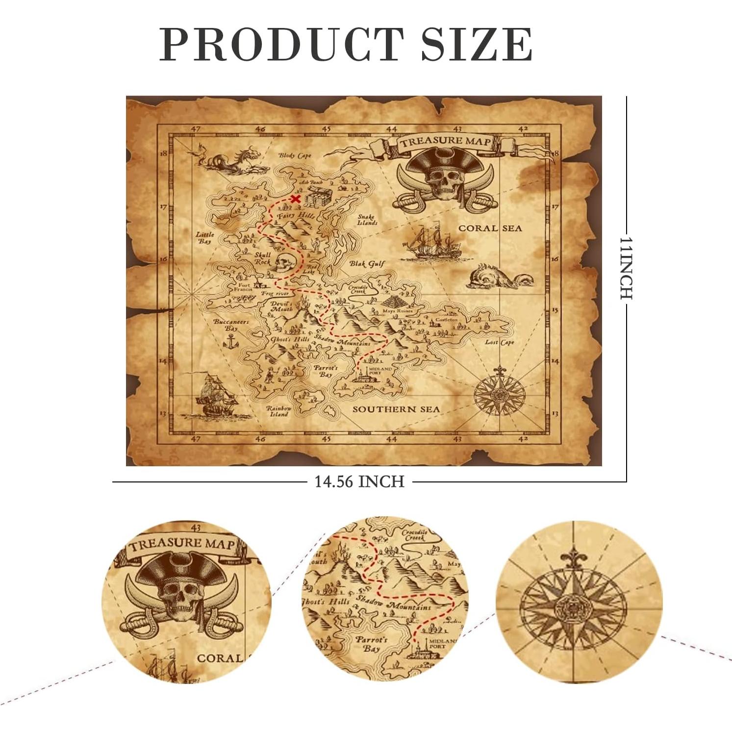 Telescopio Monocular Pirata SSZS con Mapa y Brújula