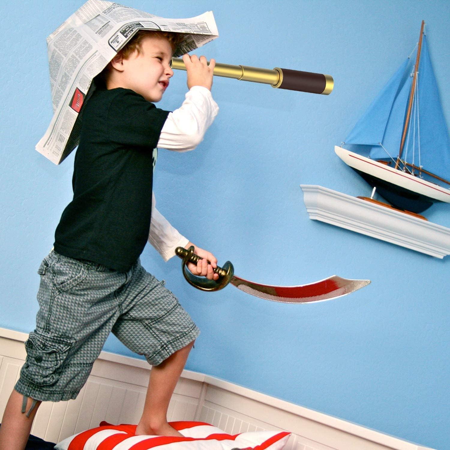 Telescopio Monocular Pirata SSZS con Mapa y Brújula