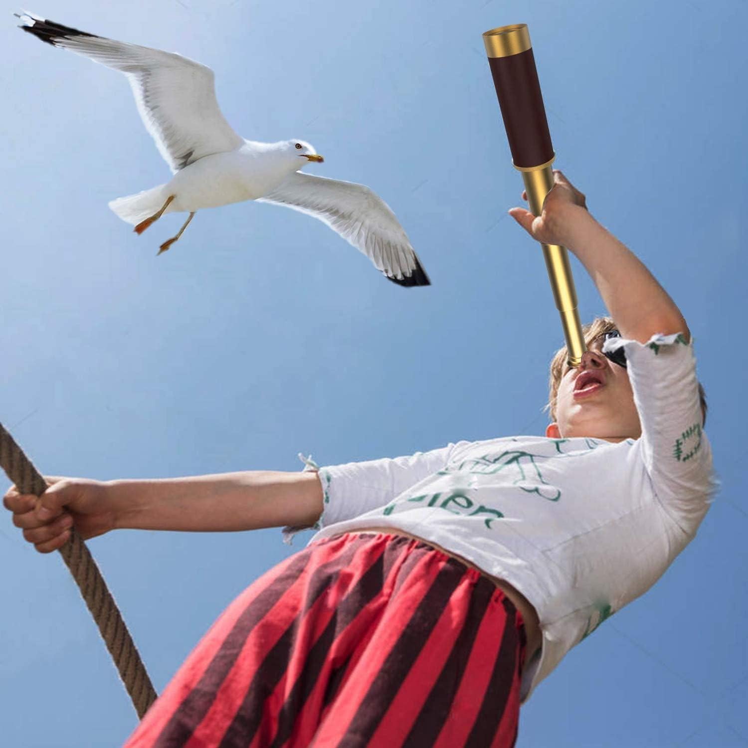 Telescopio Monocular Pirata SSZS con Mapa y Brújula