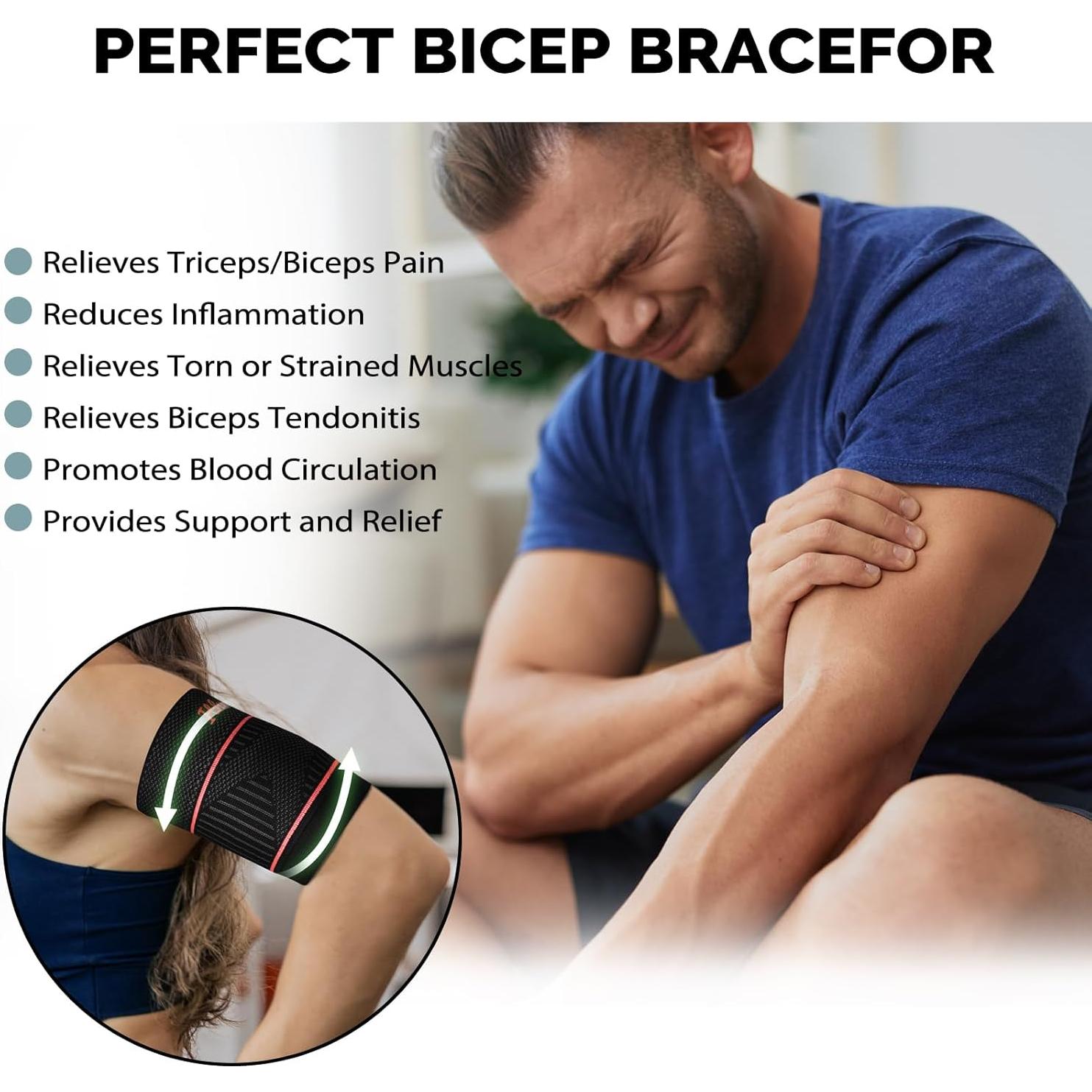 Férula para Tendinitis de Bíceps ITHW Grande Naranja